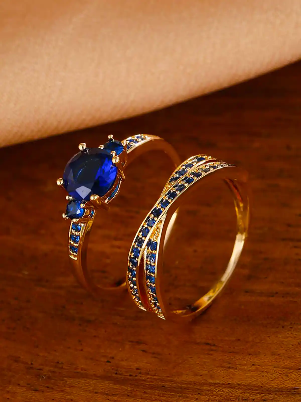 انگشتر نگین سوراسکی مدرن