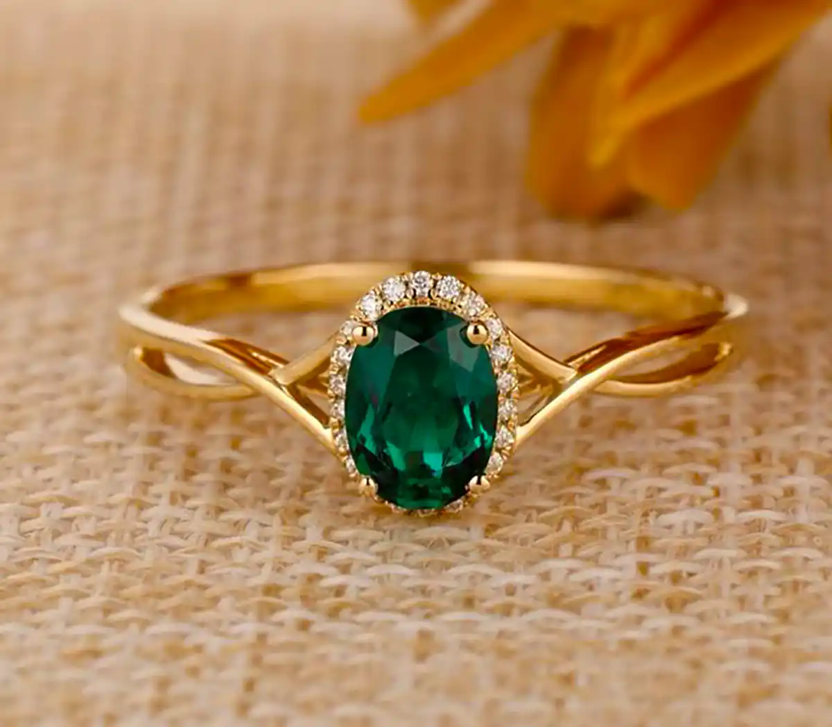 انگشتر نگین سوراسکی مدرن