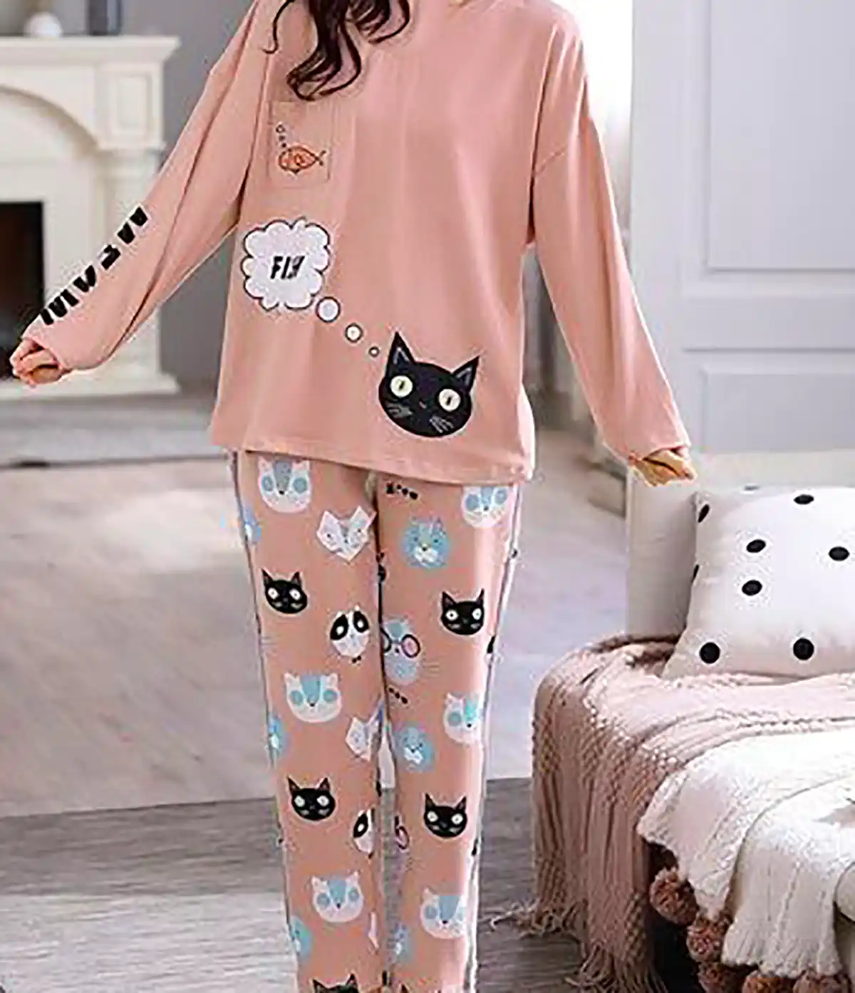 بلوز شلوار راحتی دخترانه