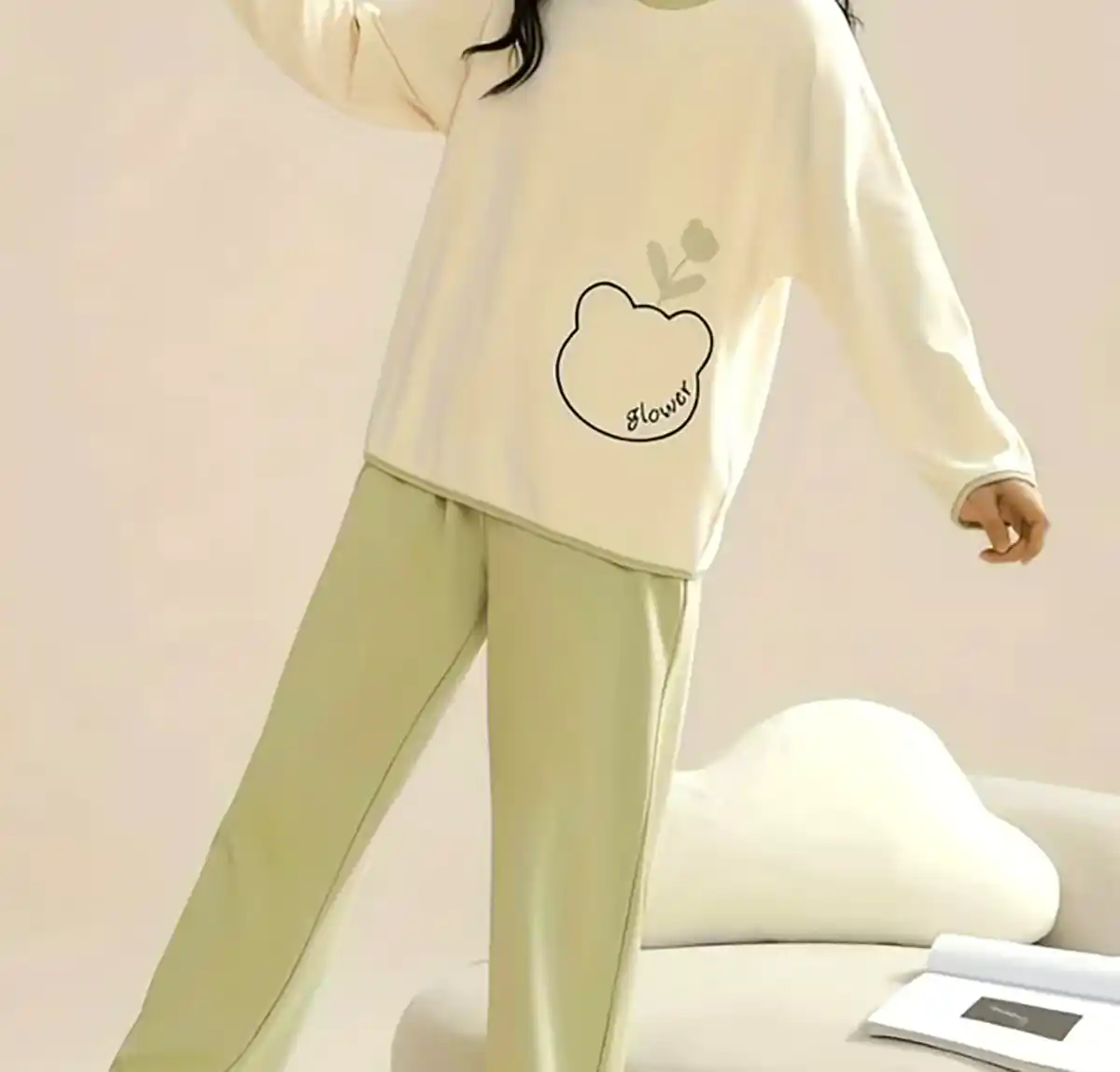 بلوز شلوار راحتی دخترانه