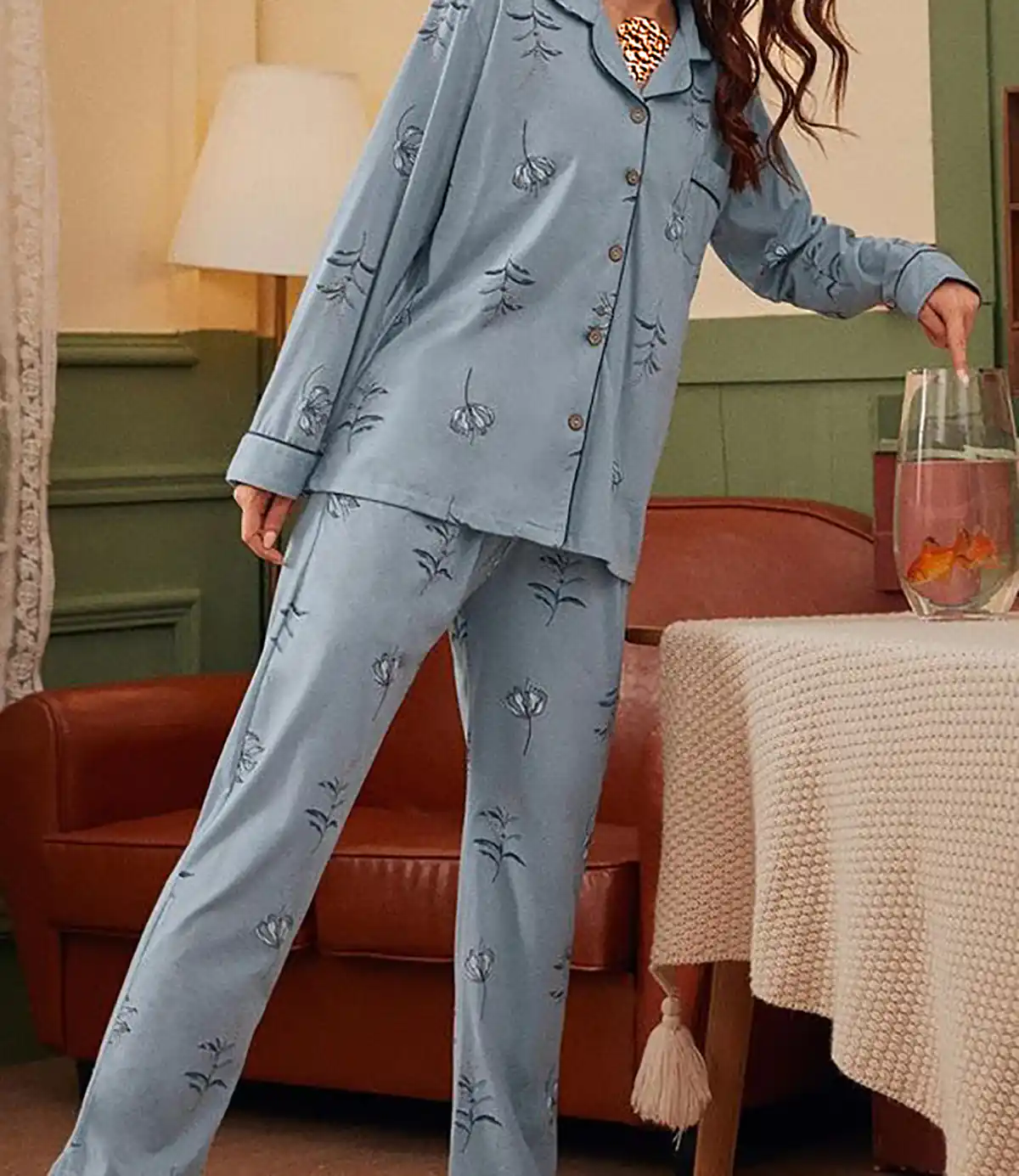 بلوز شلوار راحتی دخترانه