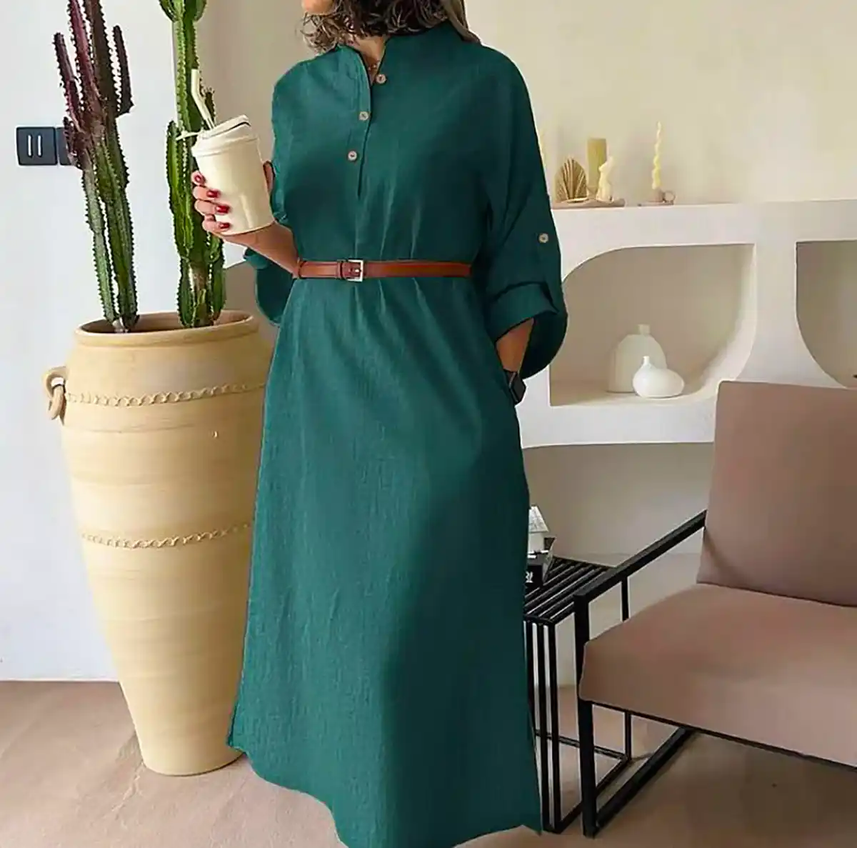 کفتان لینن شیک