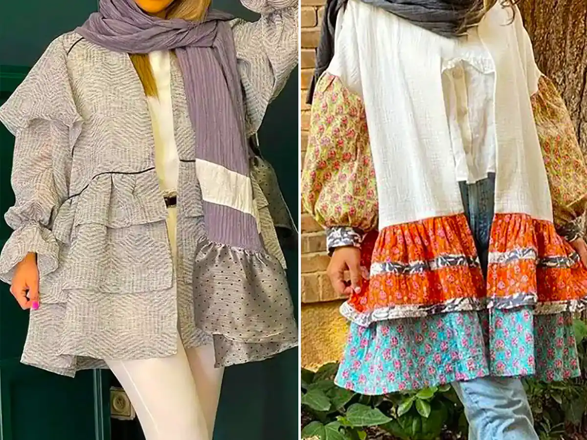 مانتو عروسکی دخترانه