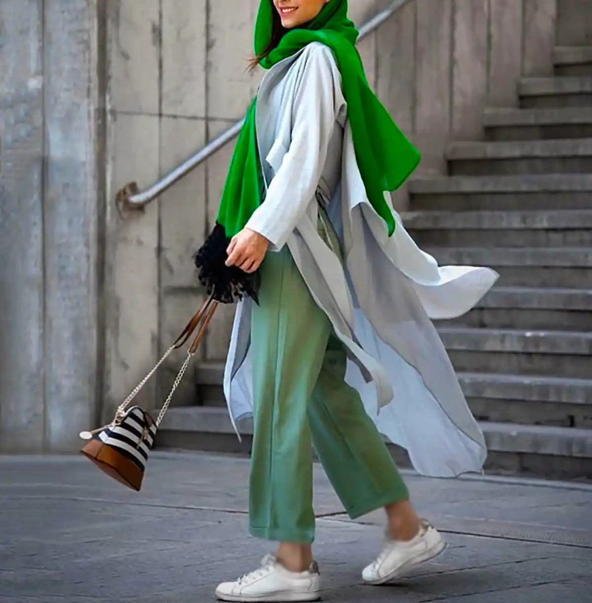 مانتو باکلاس شیک