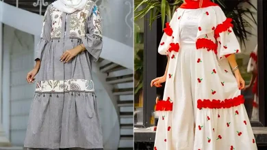 مانتو چین دار شیک