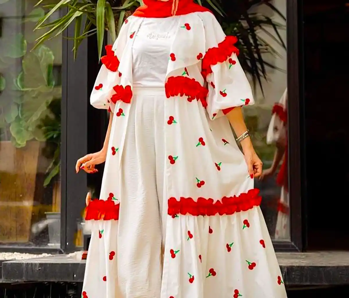 مانتو چین دار شیک