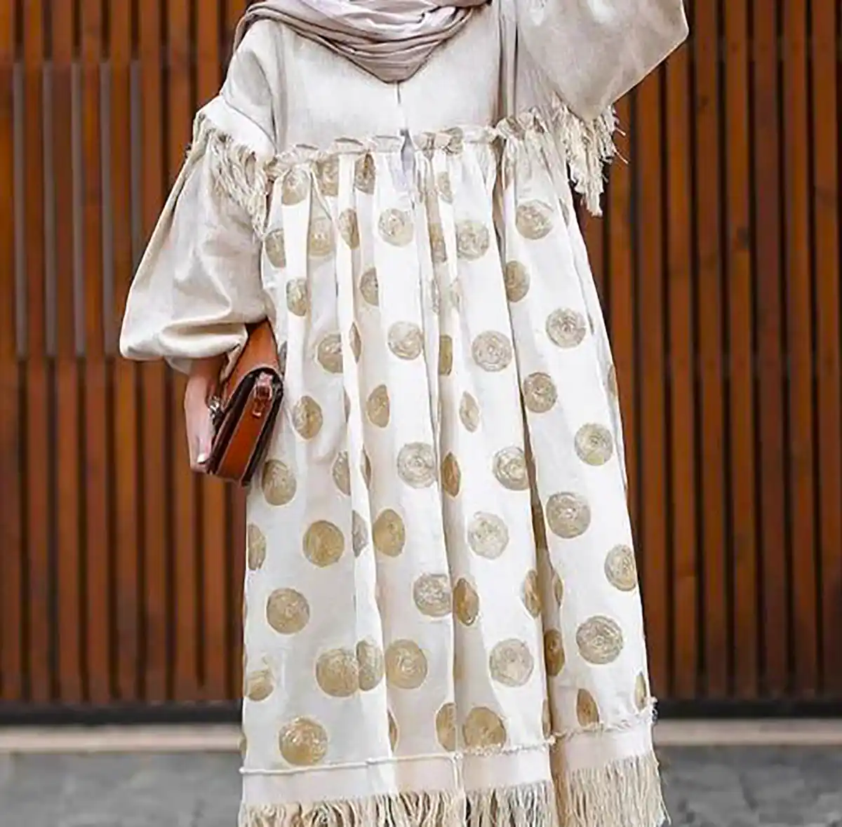 مانتو چین دار شیک