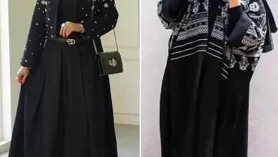 مانتو مشکی مجلسی