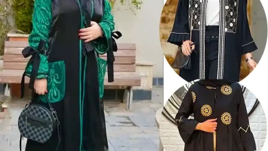 مانتو مشکی یونیک