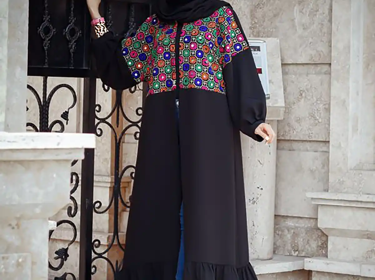 مانتو مشکی یونیک