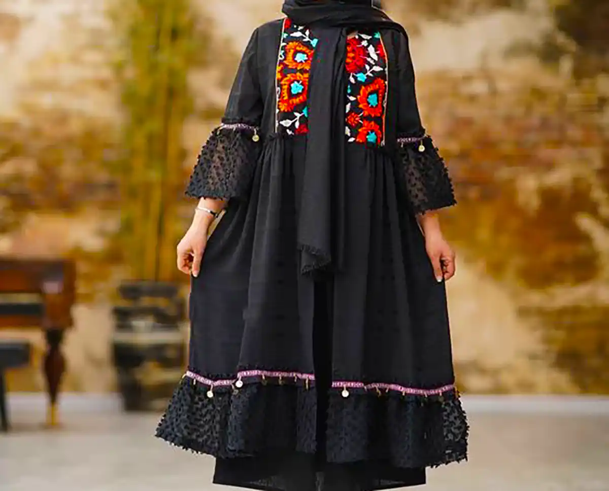 مانتو مشکی یونیک