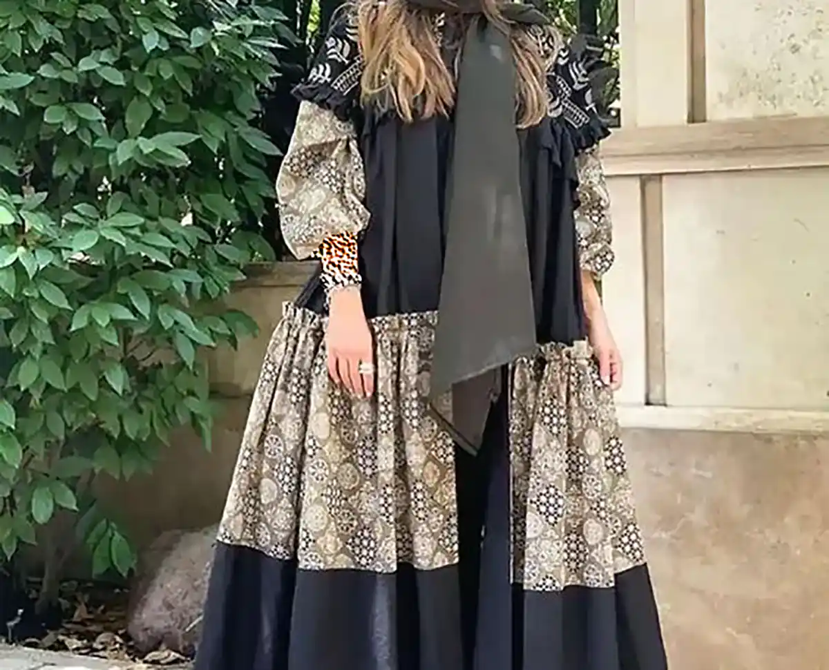 مانتو مشکی یونیک