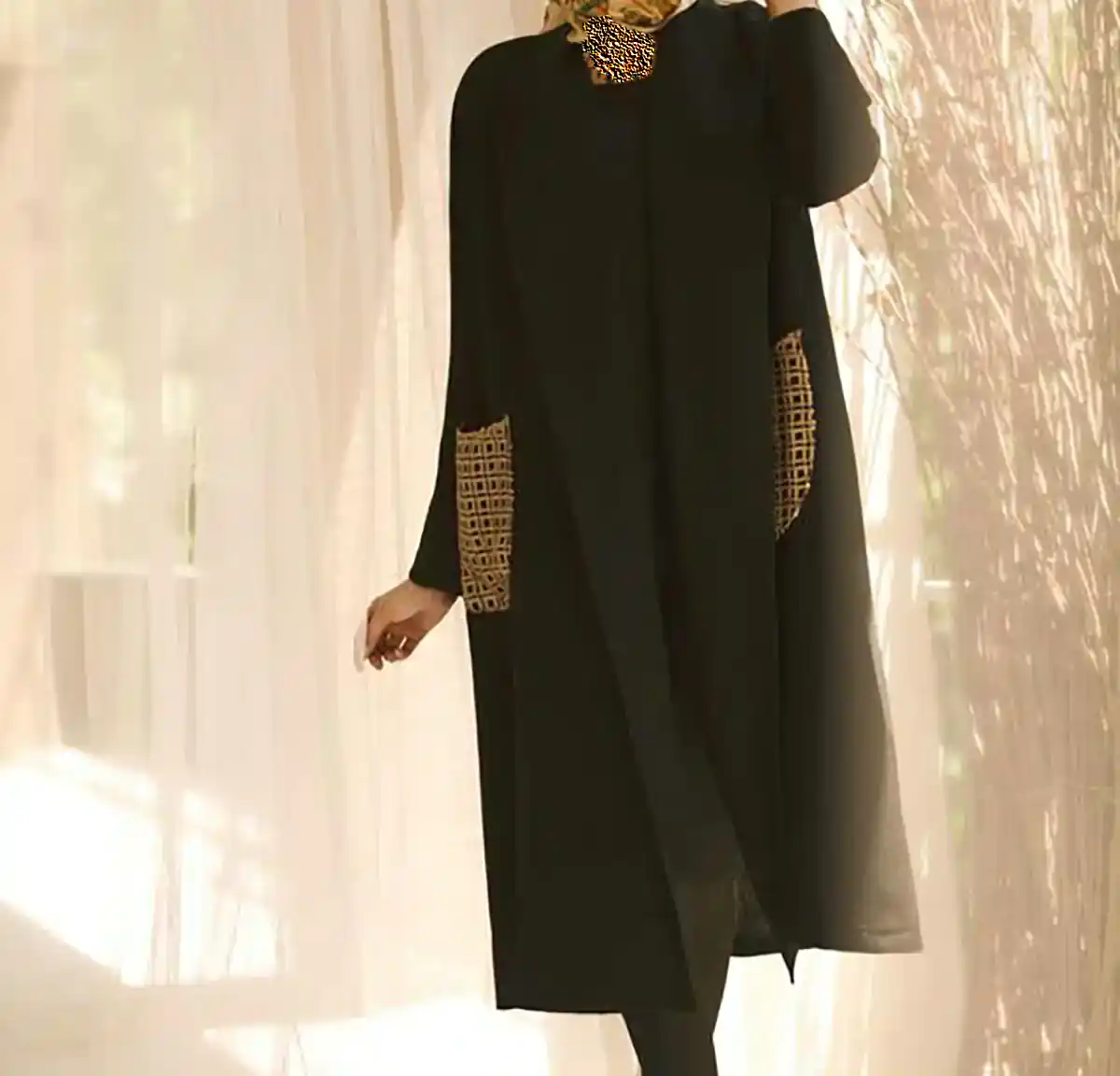 مانتو مشکی یونیک