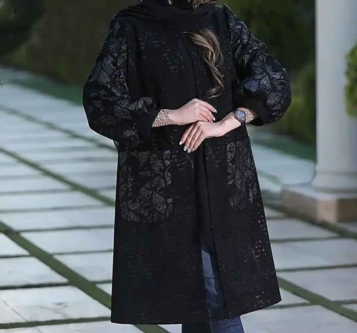 مانتو مشکی یونیک