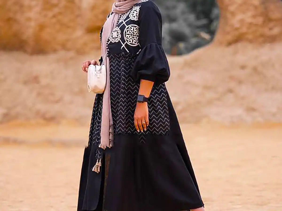 مانتو مشکی یونیک