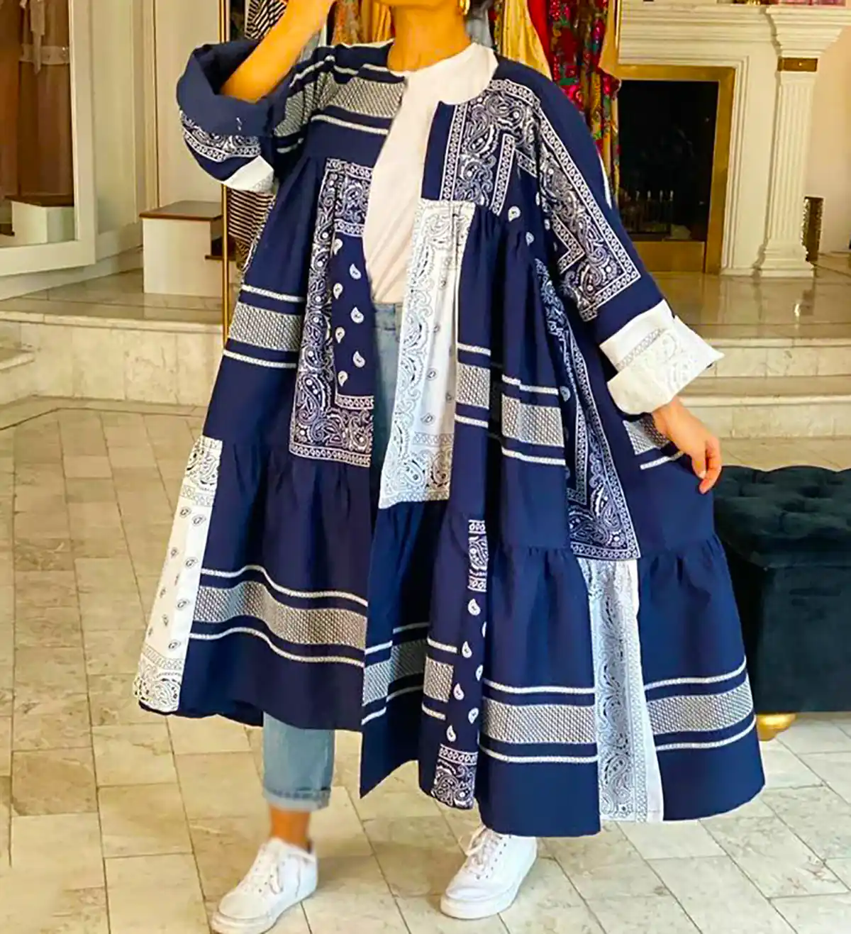 مانتو سبک آزاد تابستانی