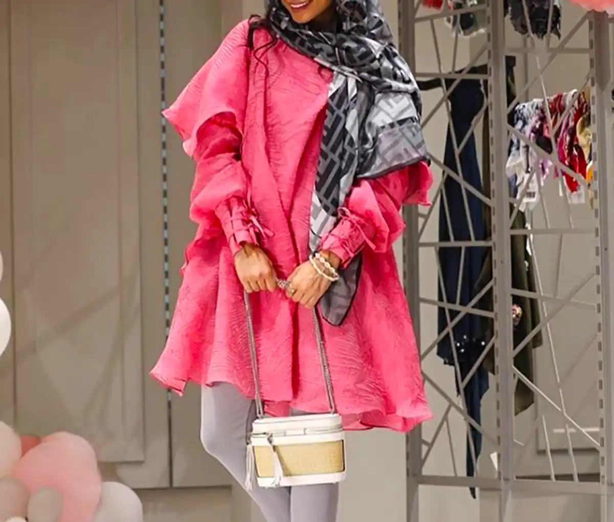 مانتو صورتی جدید