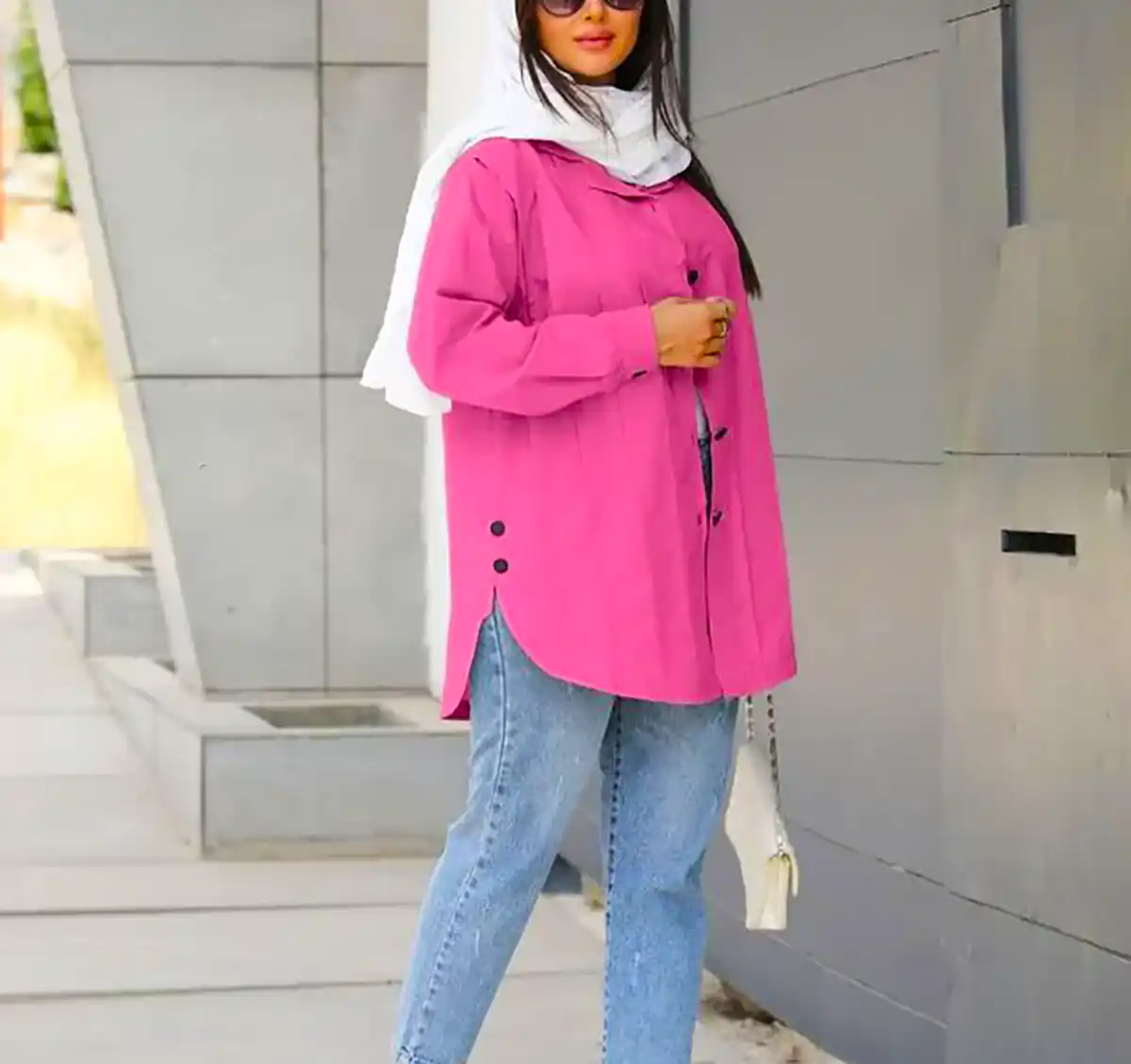 مانتو صورتی جدید