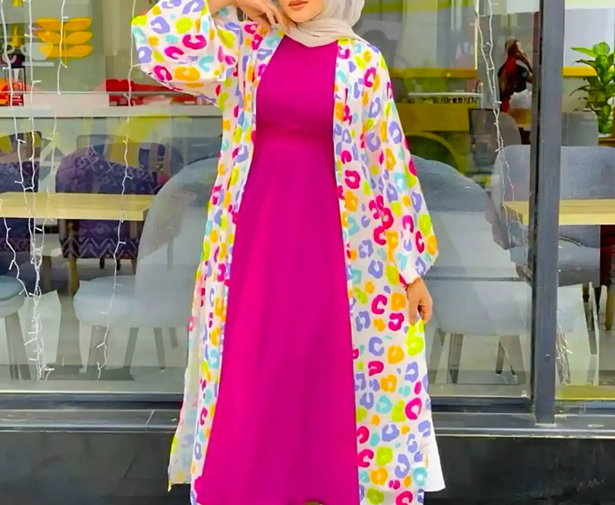 مانتو صورتی جدید