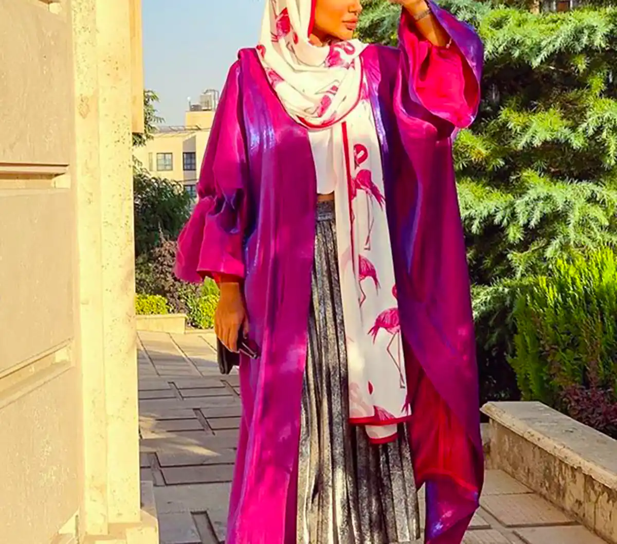 مانتو صورتی جدید