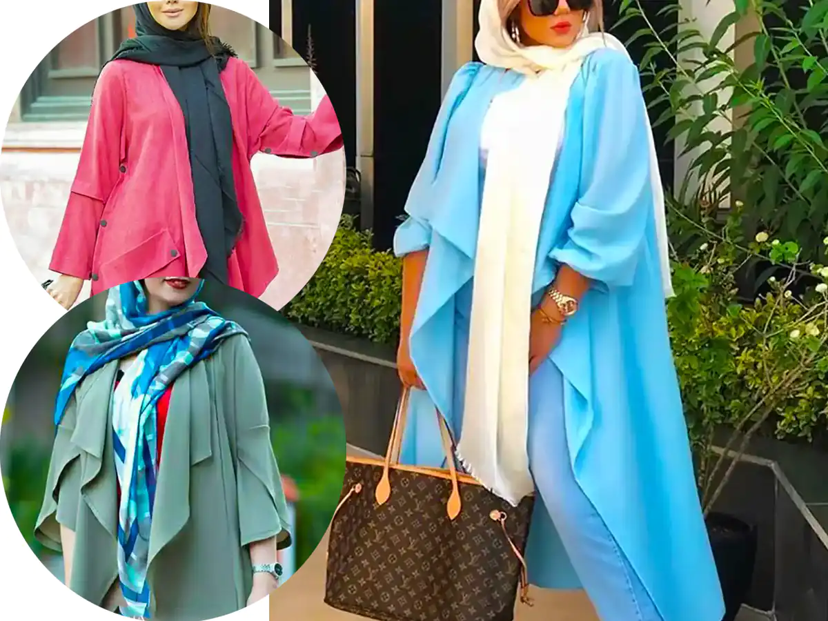 مانتو رنگی مینیمال