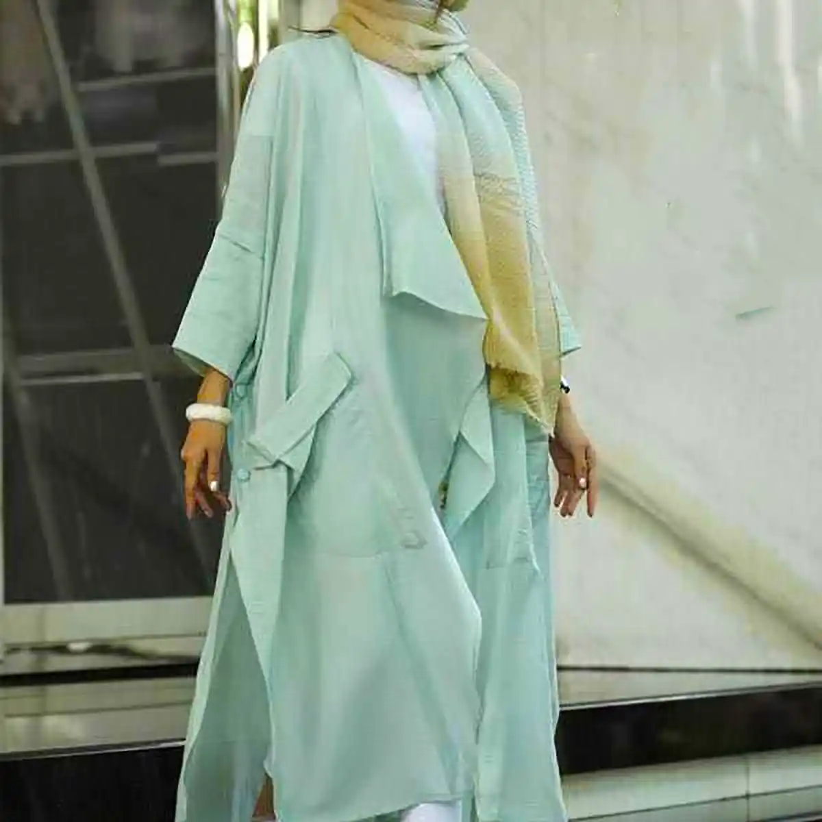 مانتو رنگی مینیمال