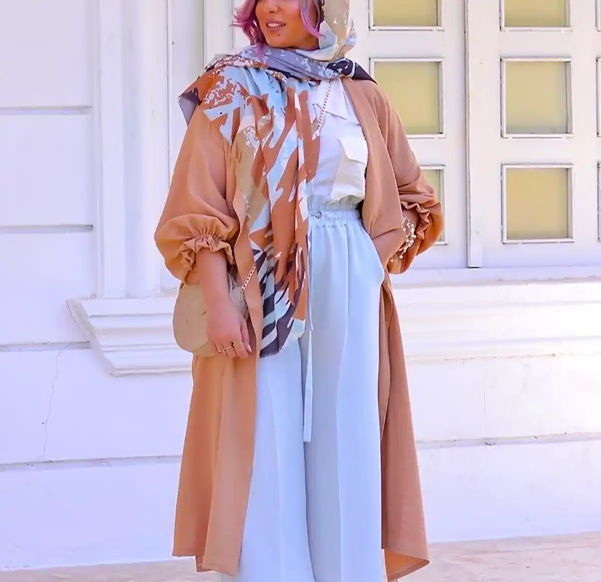 مانتو رنگی مینیمال