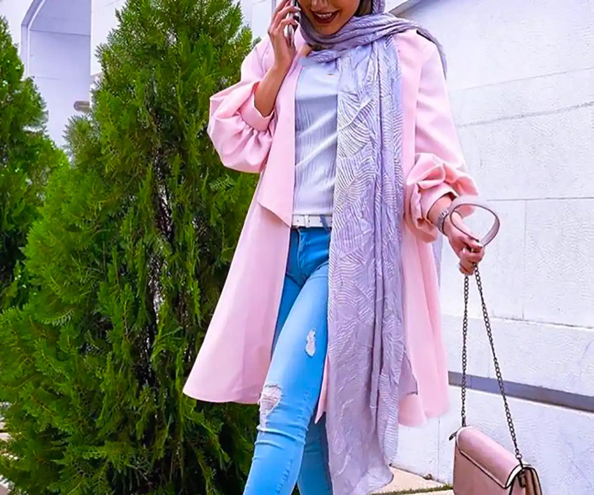 مانتو رنگی مینیمال