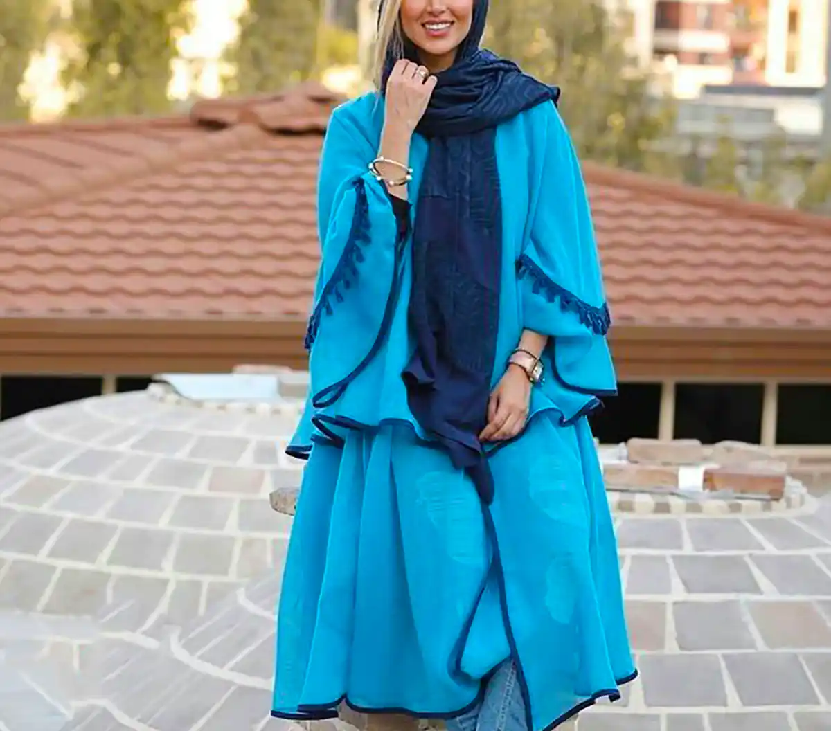 مانتو رنگی مینیمال