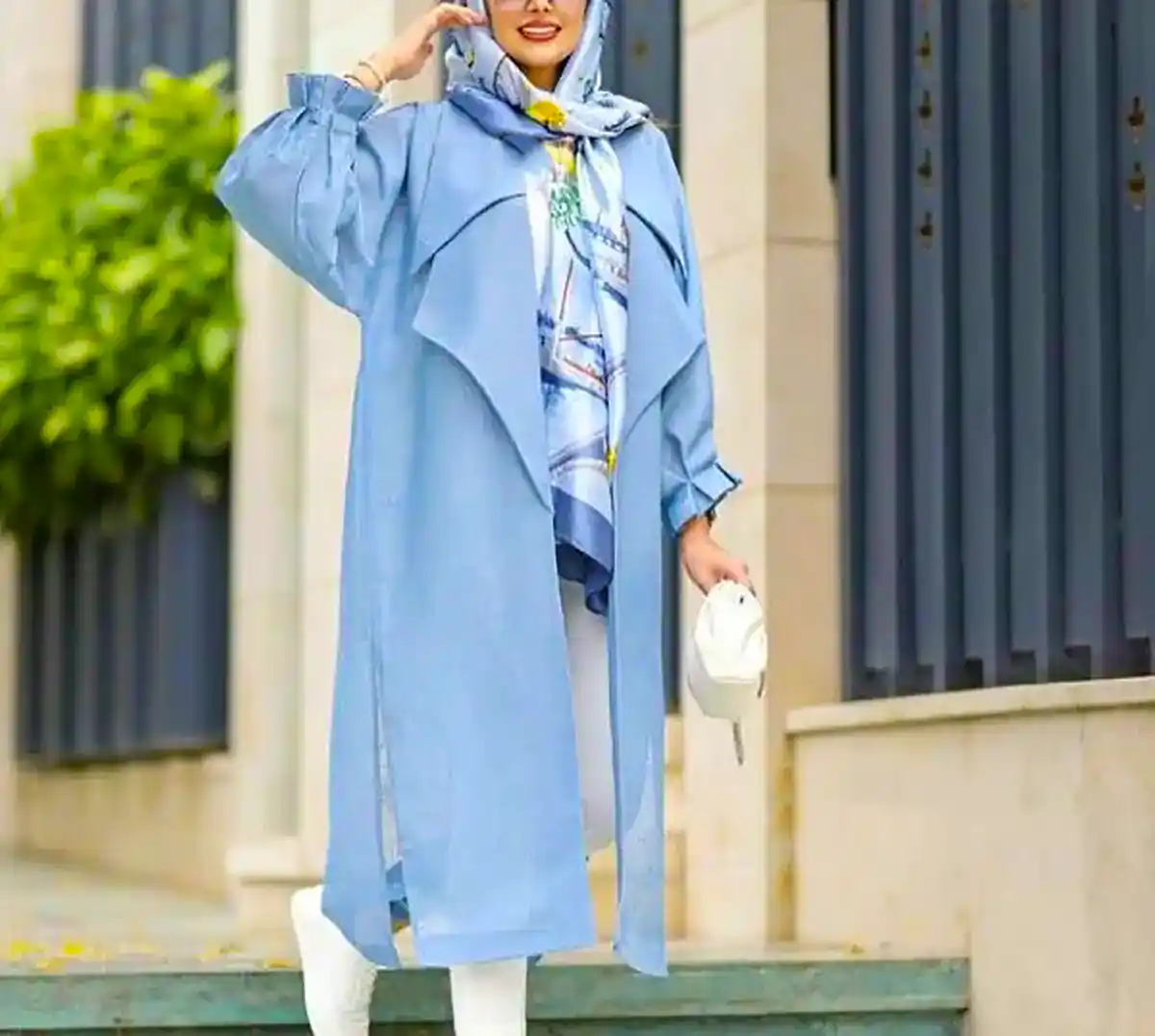 مانتو رنگی مینیمال