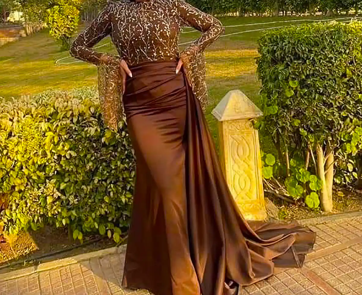 ماکسی مجلسی منجوق دوزی