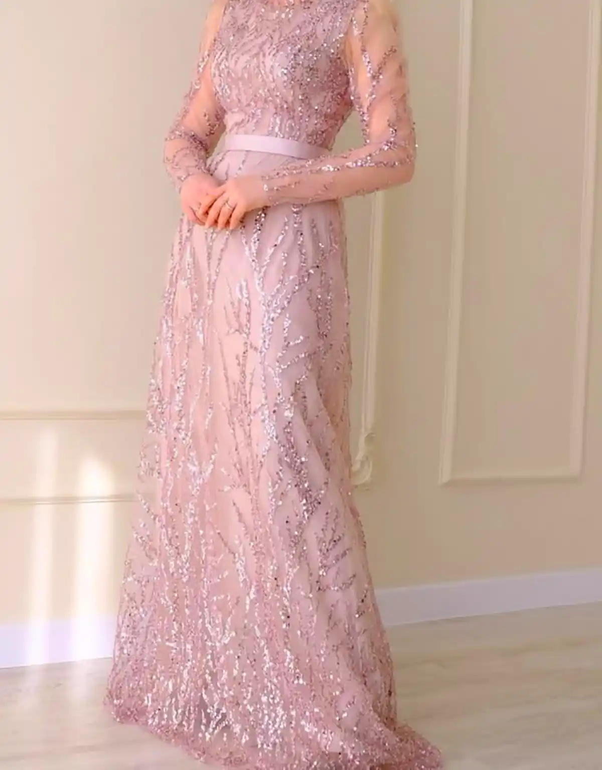 ماکسی مجلسی منجوق دوزی