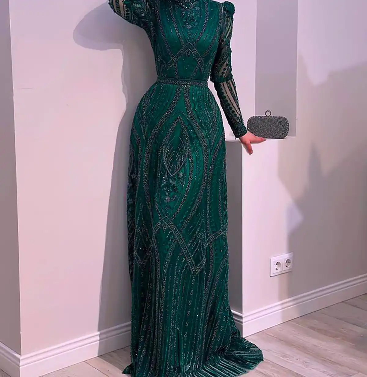 ماکسی مجلسی منجوق دوزی