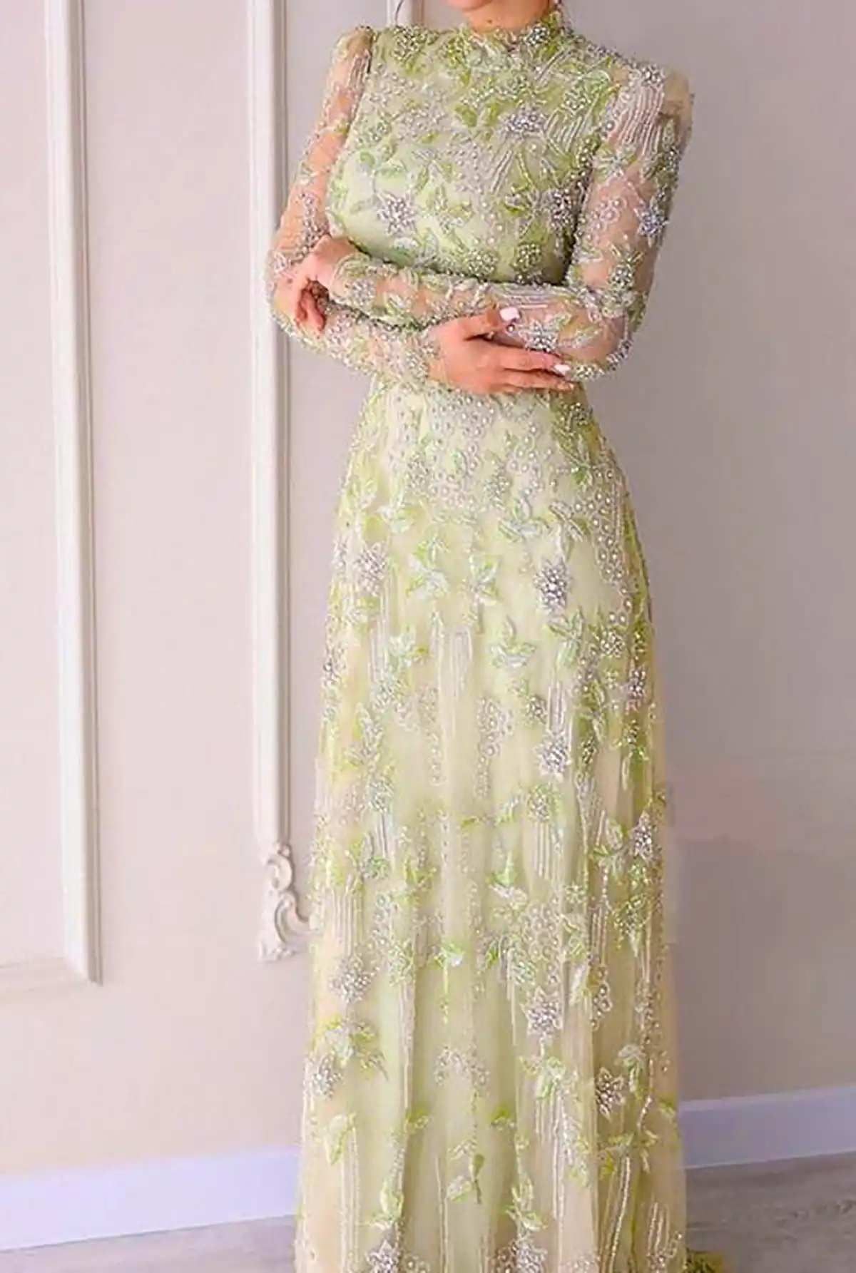 ماکسی مجلسی منجوق دوزی