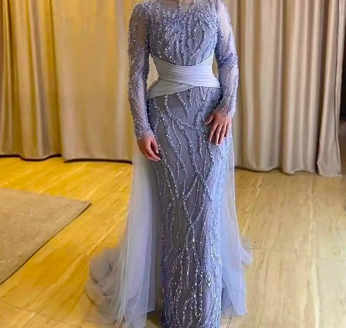 ماکسی مجلسی منجوق دوزی