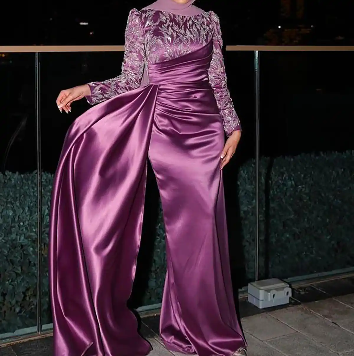 ماکسی مجلسی منجوق دوزی