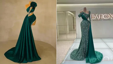 ماکسی مجلسی سبز شیک