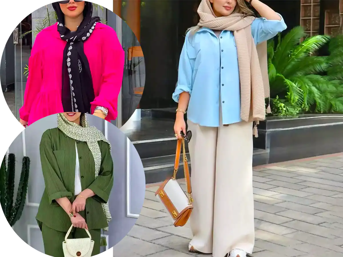 شومیز مانتویی باکلاس