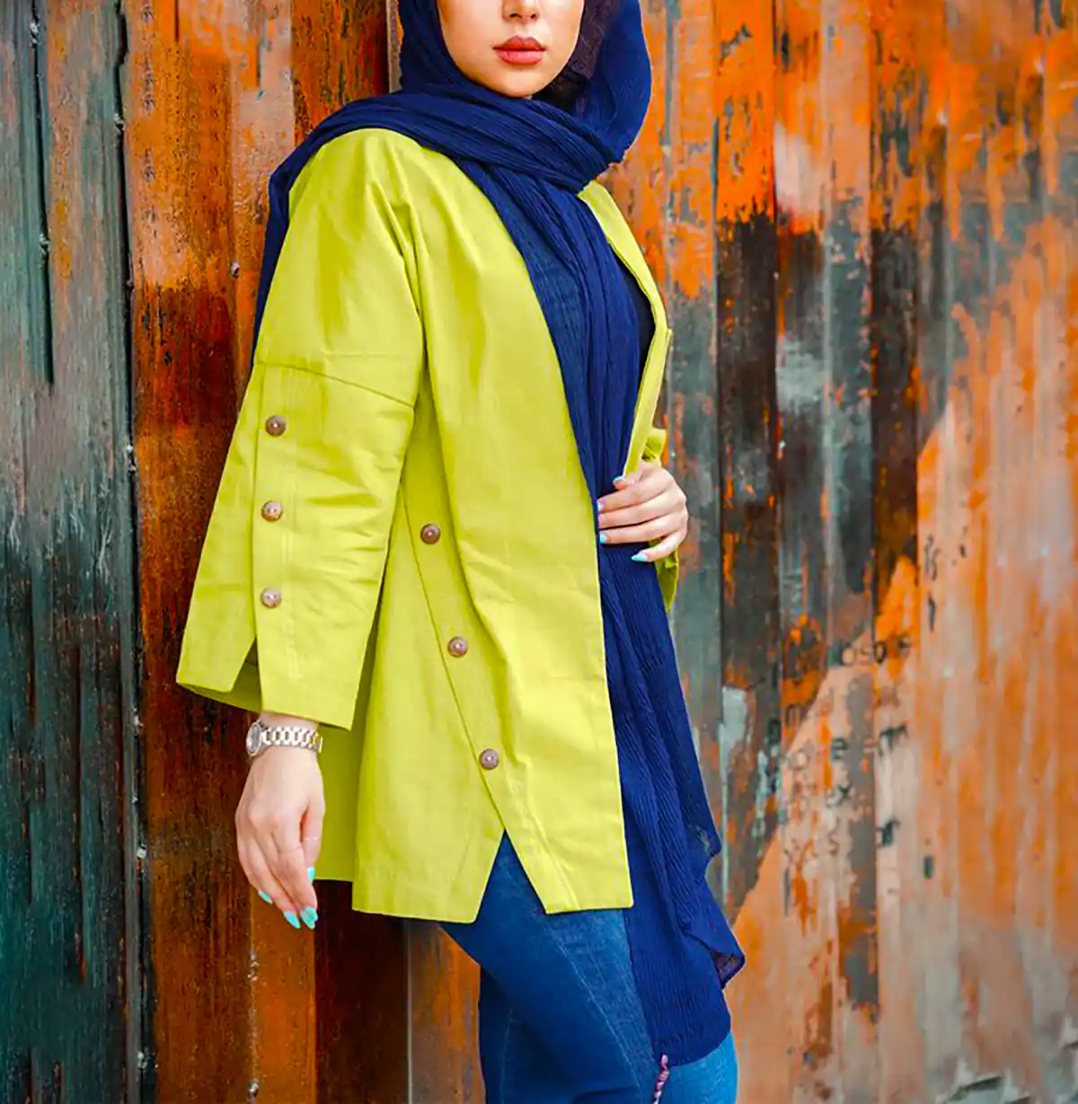 شومیز مانتویی باکلاس