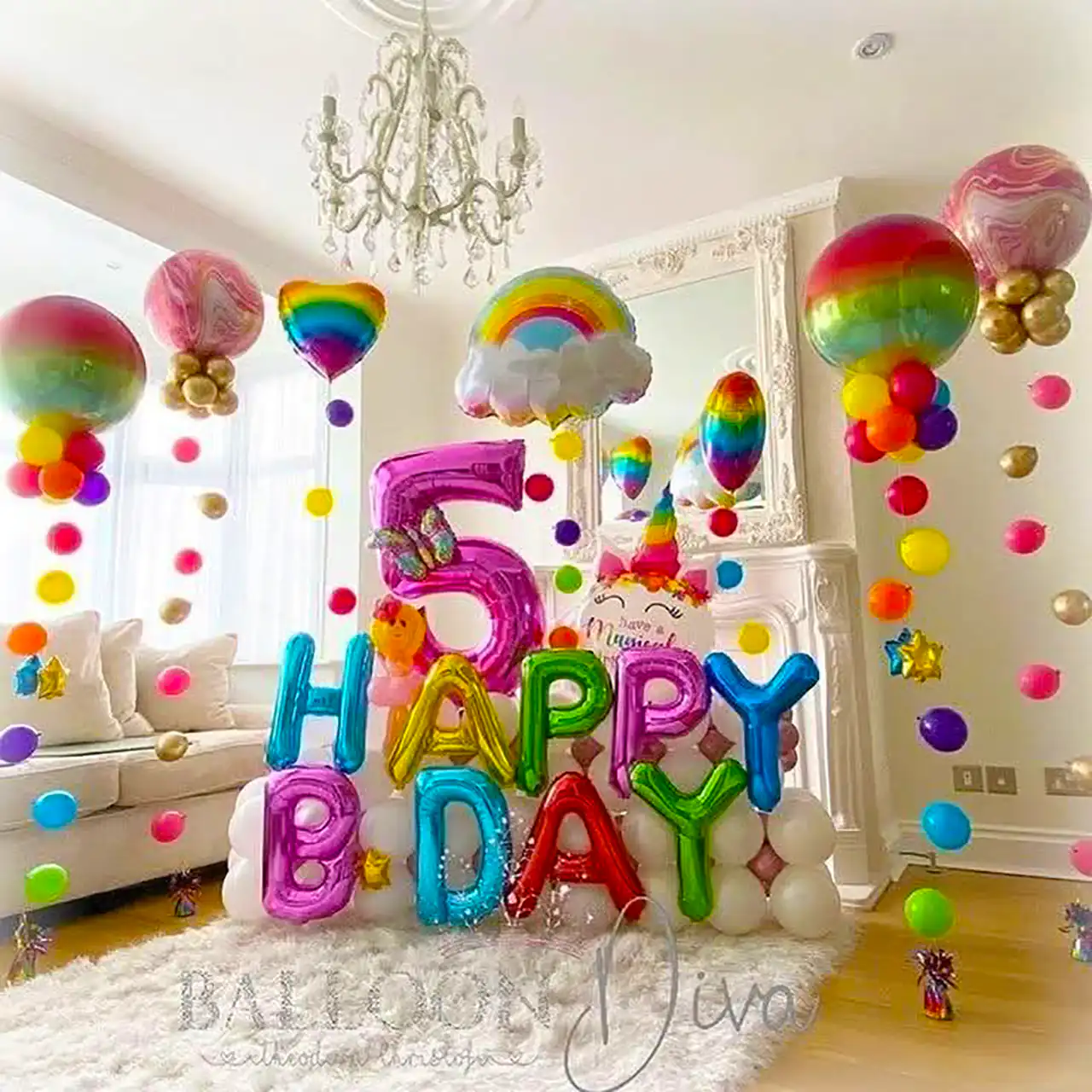 بادکنک آرایی تولد