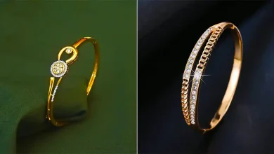 بنگل طلا زیبا