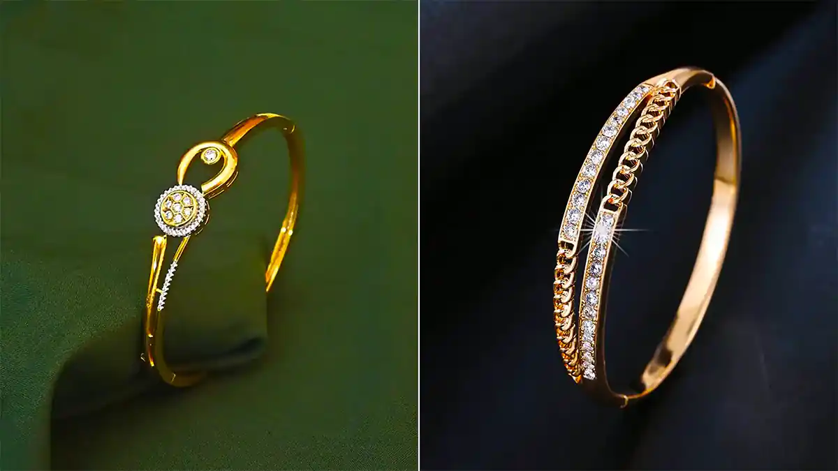 بنگل طلا زیبا