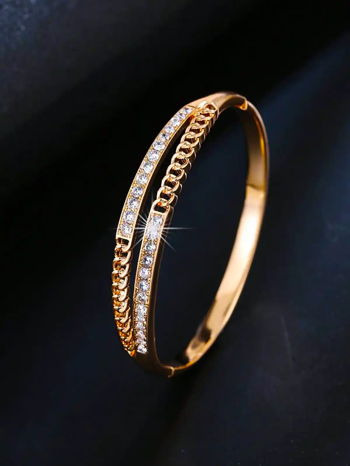 بنگل طلا زیبا