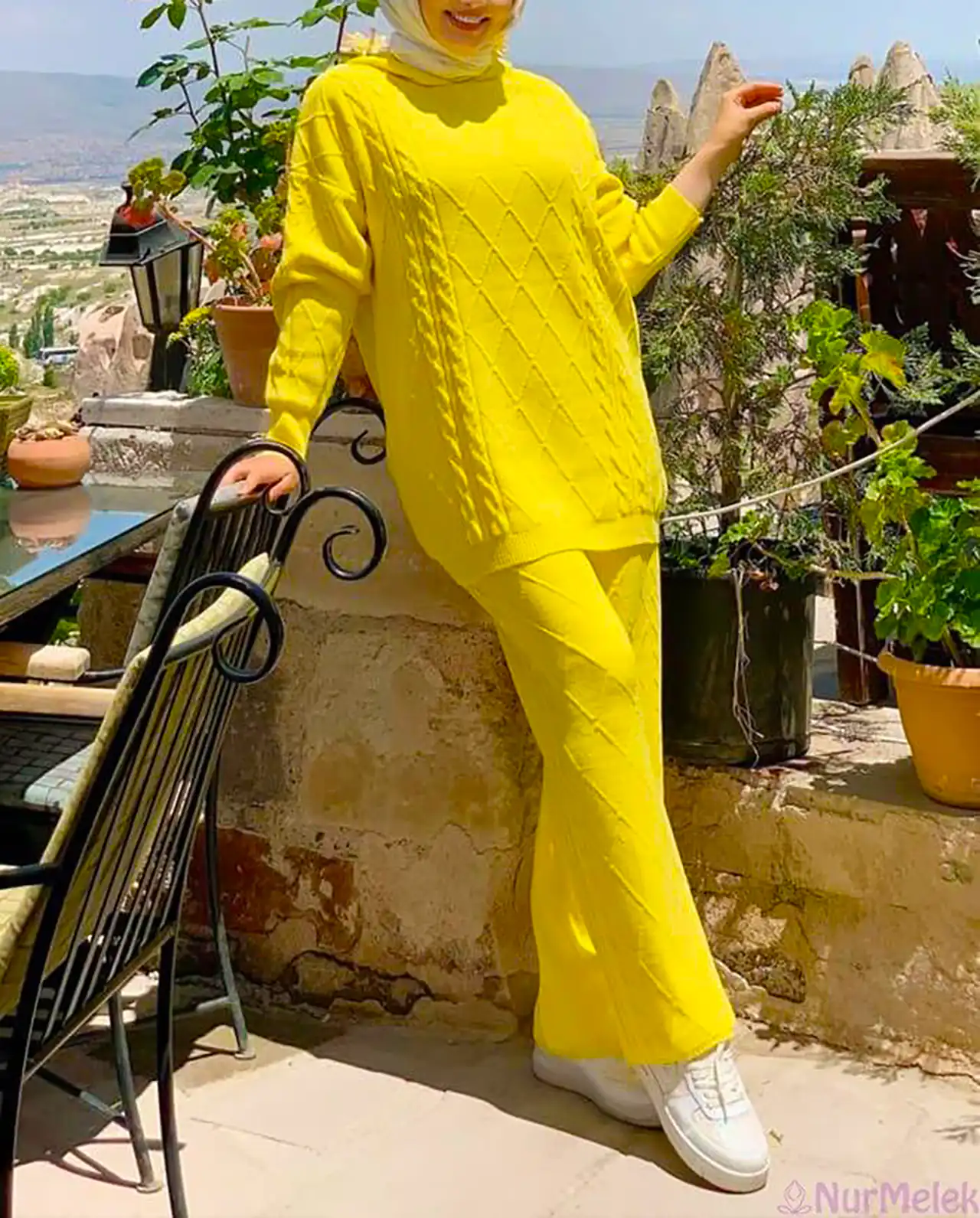 بلوز شلوار بافت پاییزی