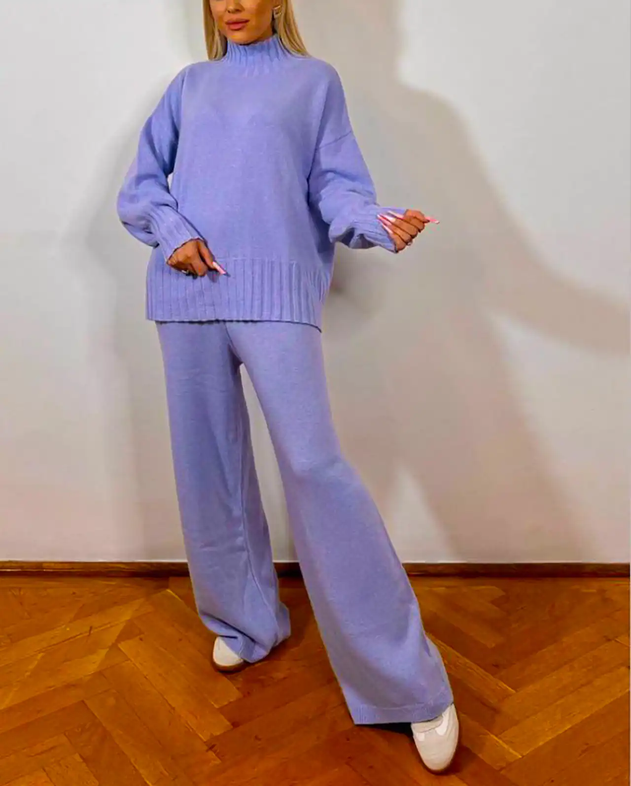 بلوز شلوار بافت پاییزی