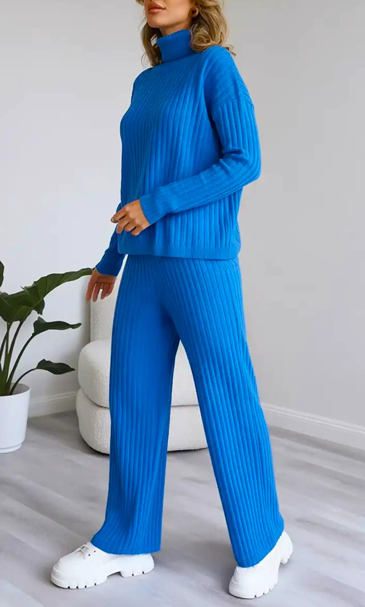 بلوز شلوار بافت پاییزی