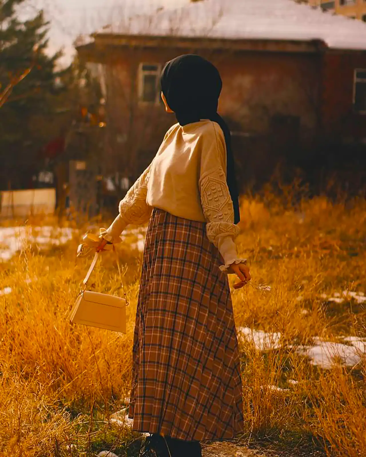 دامن کلوش پاییزی شیک