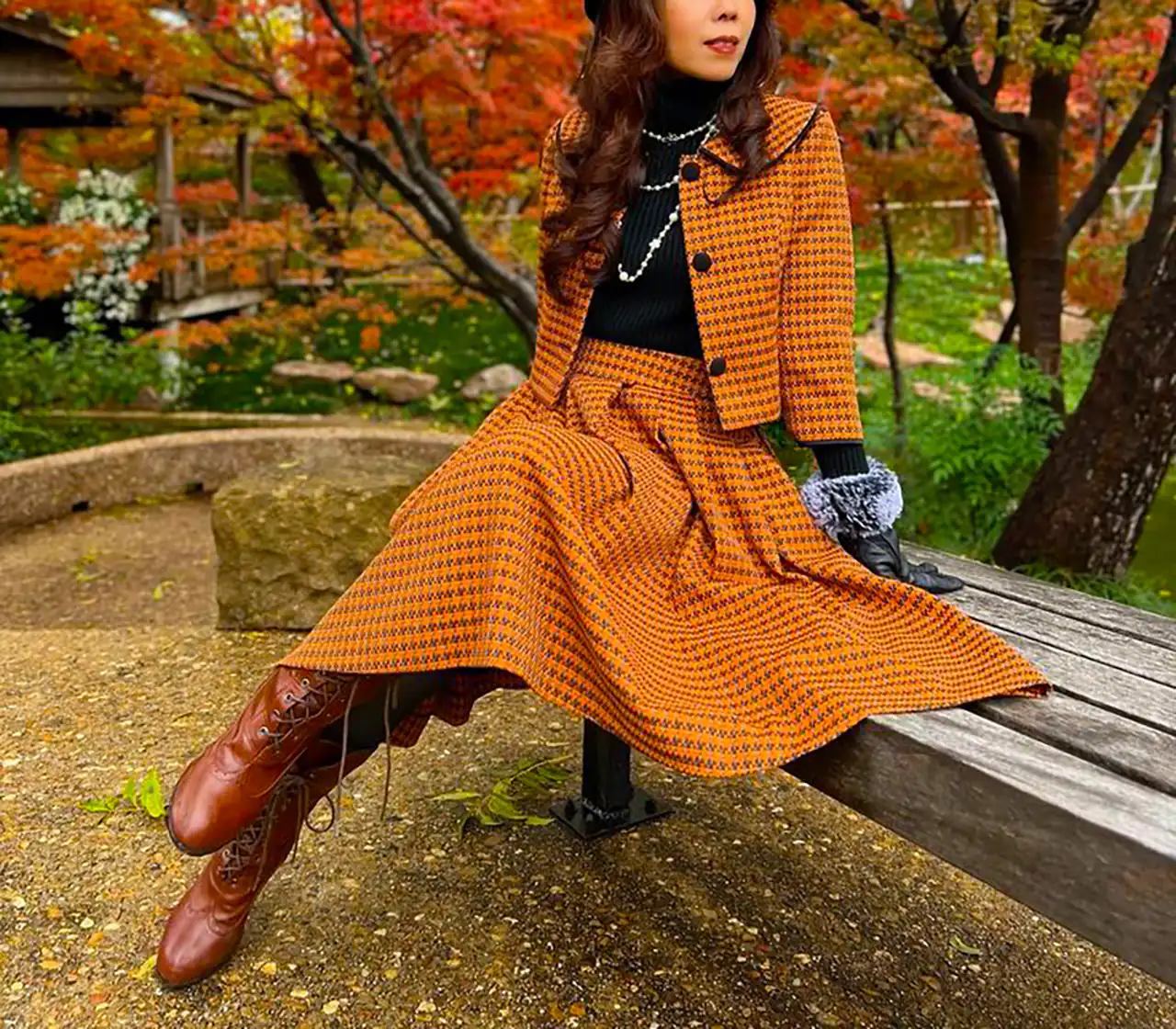 دامن کلوش پاییزی شیک