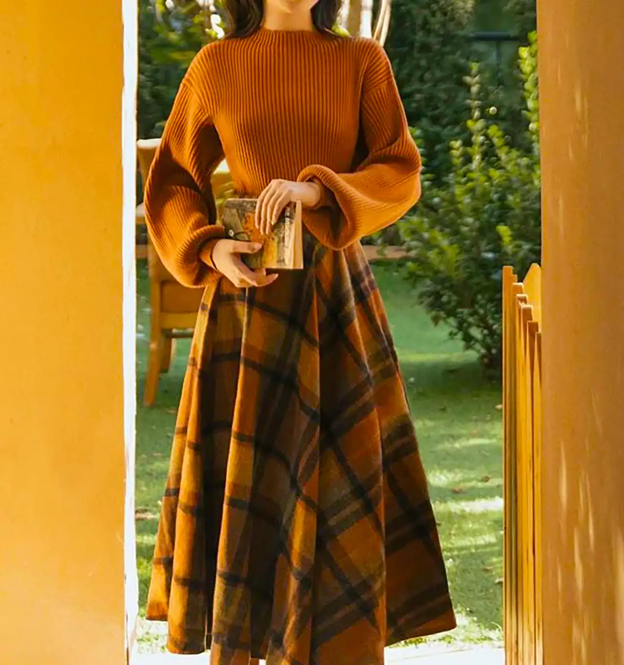 دامن کلوش پاییزی شیک