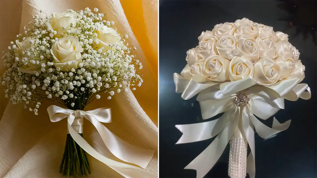 دسته گل عروس